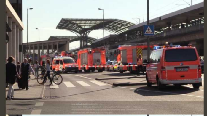 德国科隆火车站突发劫持人质事件