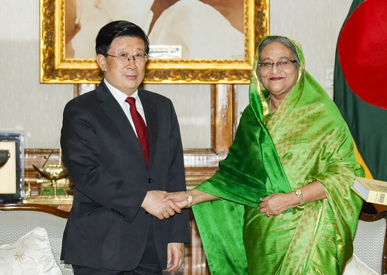 孟加拉国总理哈西娜会见赵克志