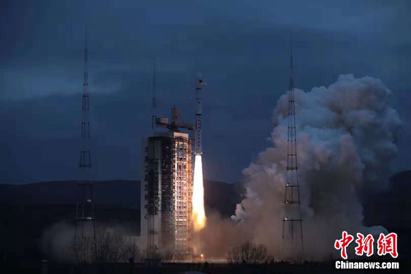 中国在太原成功发射“海洋二号B”卫星