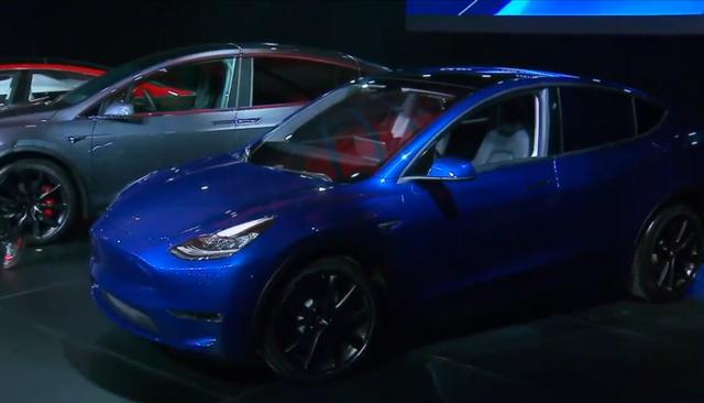 售价3.9万美金—6万美金，特斯拉Model Y全球首发