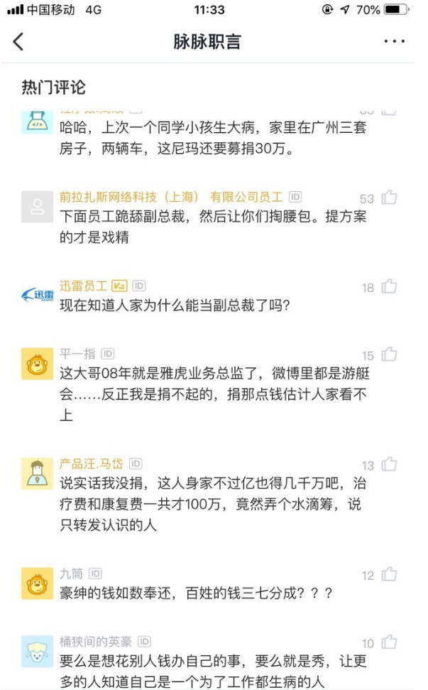 阿里前副总裁遭遇车祸，一员工发帖筹款100万，被骂键盘侠圣母婊