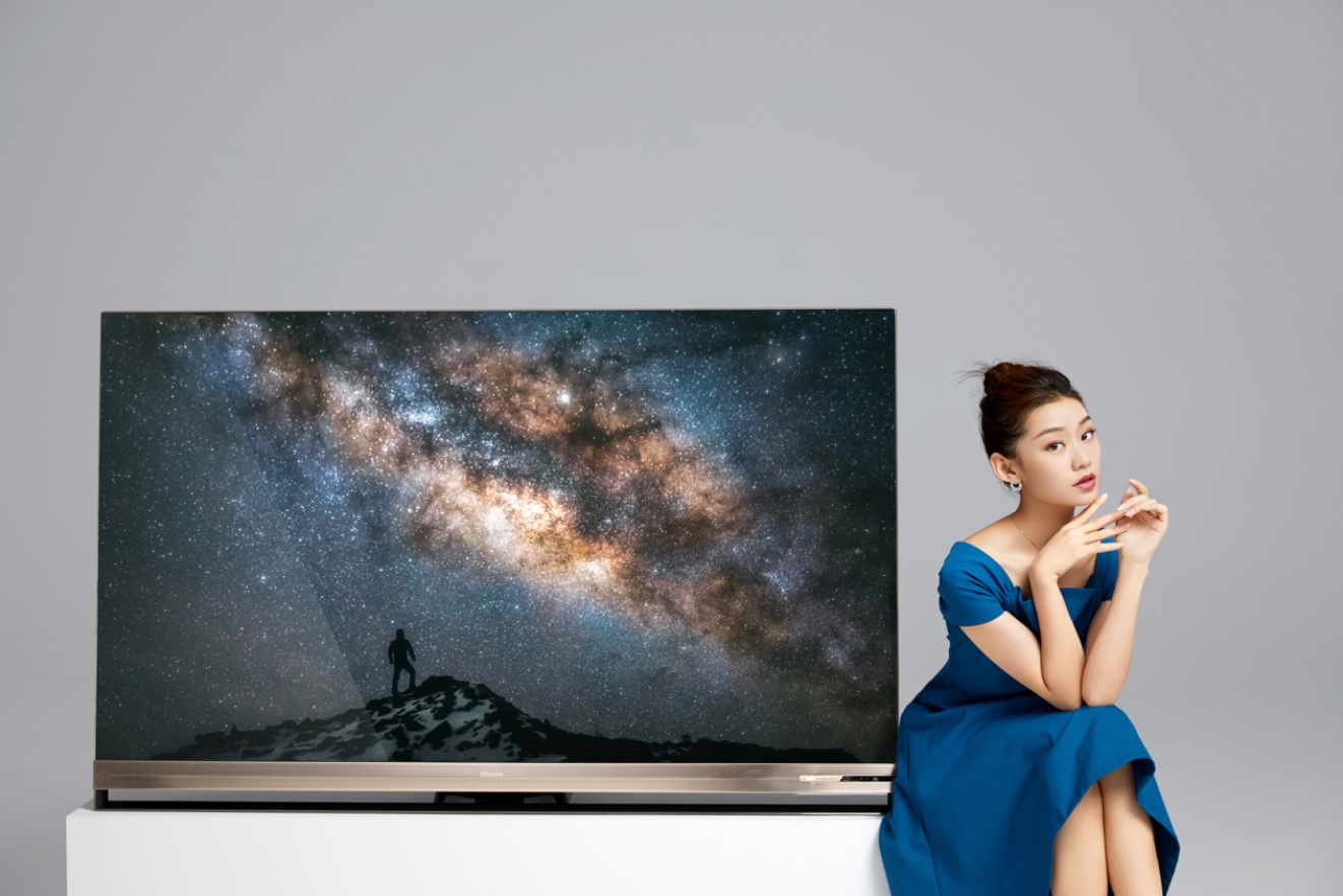 海信发布叠屏电视：对比度达150000:1 65吋售价17999元