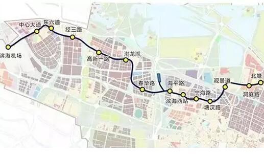 天津Z2线明年开工,串联滨海机场和滨海高铁站