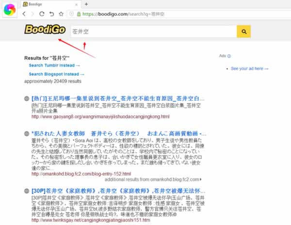 全球首个成人搜索引擎Boodigo比谷歌还厉害