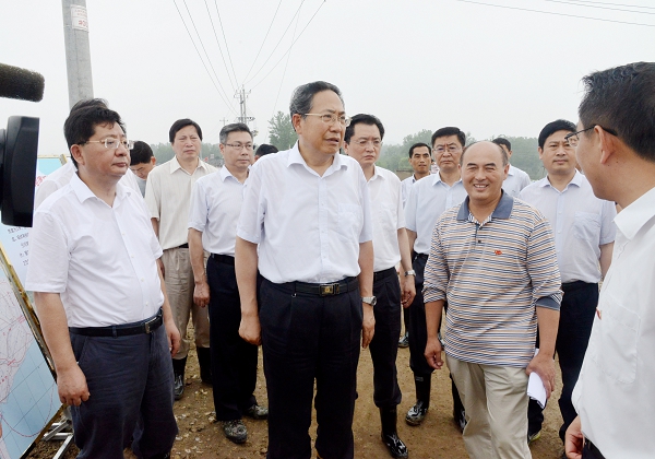 安徽省省长李锦斌在安庆指导防汛:坚持科学防汛