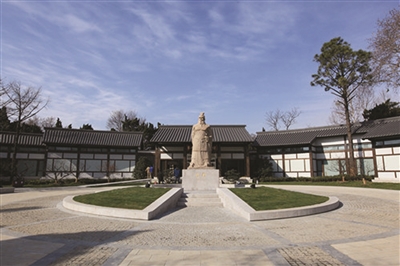 位于梅花山的孙权墓.