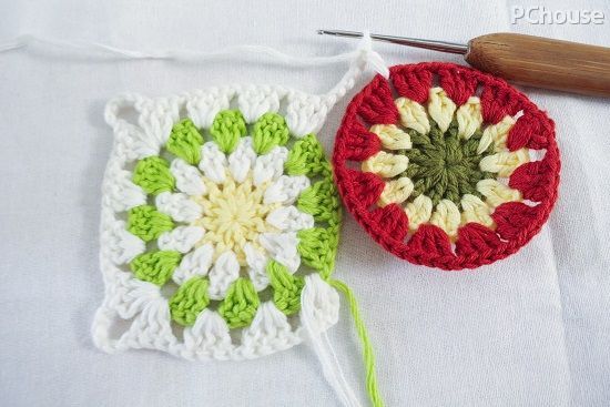 巧手装扮温馨小家 精致雏菊钩花织垫_河南频道_凤凰网