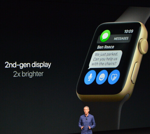 苹果手表2代发布:售价369美元 9月9日开放预定