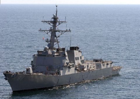 美海军称“梅森”号驱逐舰再次遭到导弹攻击