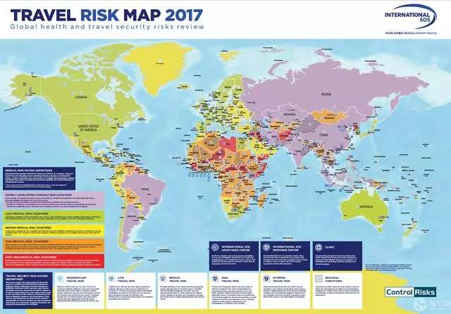2017世界年度旅游风险地图出炉 中国属危险较