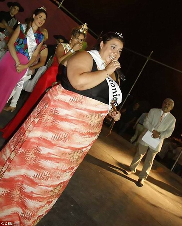 体重0.12吨的胖美眉 成了阿根廷的选美皇后