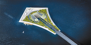 深中通道跨海工程开工 海上“风筝”将成新坐标