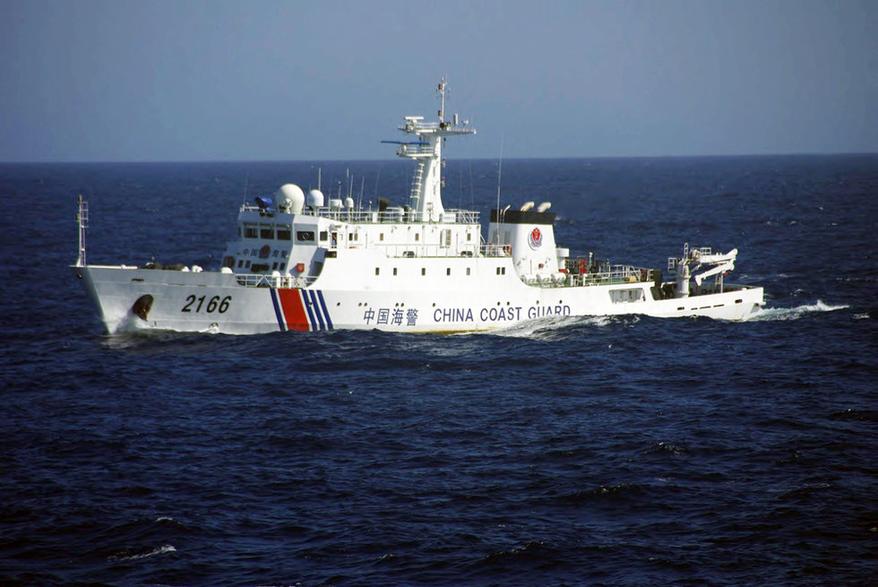 中国海警船钓岛巡航 日声称：今年第2次驶入“领海”