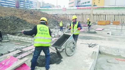 连云港市铁路客运枢纽工程节后复工迅速