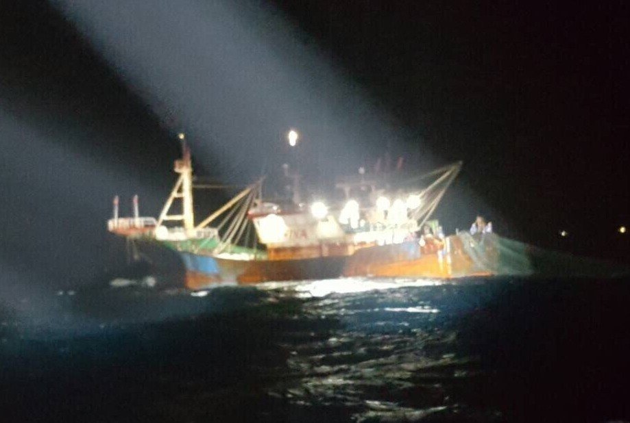 台湾今凌晨再扣一艘大陆渔船 10名大陆渔民被抓