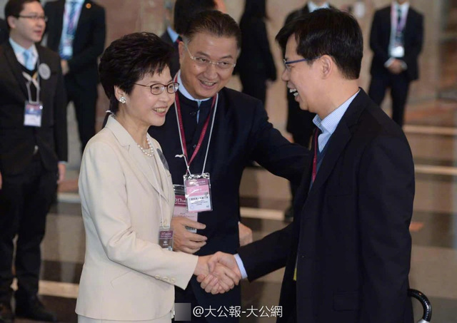 林郑月娥以777票当选新一任香港特首人选