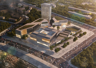 全国最大规模科技综合馆 青岛科技馆一期主体