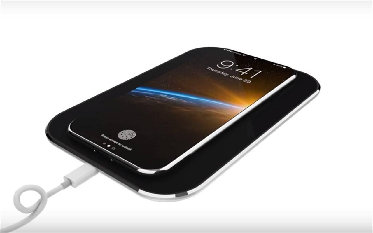 iPhone 8最新设计图曝光！指纹前置暗示无线充电