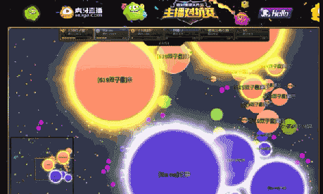 球球大作战ysl华丽落幕 虎牙直播蜡笔大战双子星