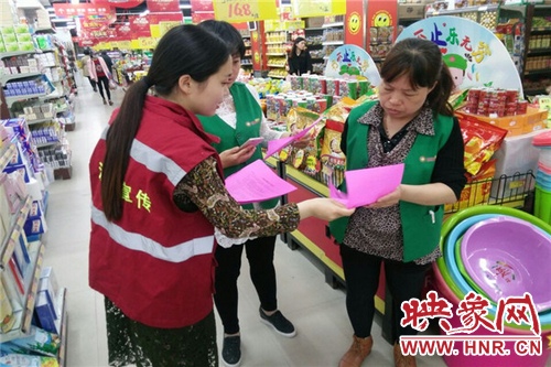 汝南:消防宣传走上街沿街门店得真经