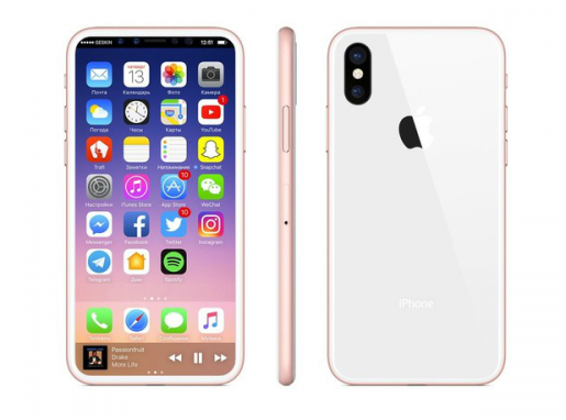 iPhone 8曝光新配色：玫瑰金+白 设计与众不同