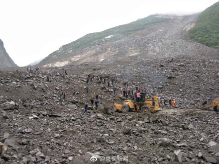 四川茂县发生山体高位垮塌 目前垮塌方量无法估算