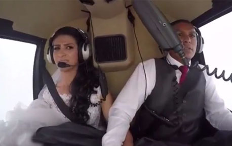 新娘乘直升机前往婚礼现场 途中不幸坠机身亡