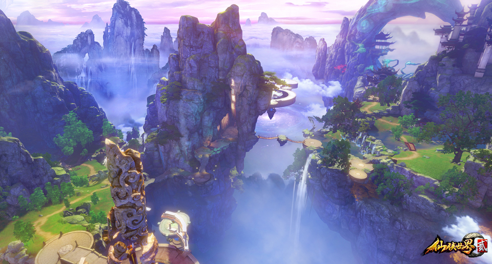 《中国国家地理》推荐:《仙侠世界2》景色太美图片