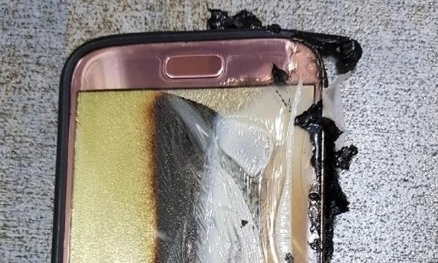 三星Galaxy S7突然爆炸自燃：20岁姑娘被烧伤