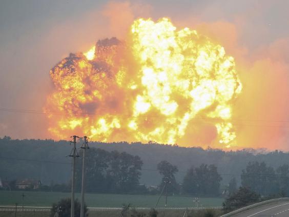 乌克兰军方：军火库爆炸系人为破坏