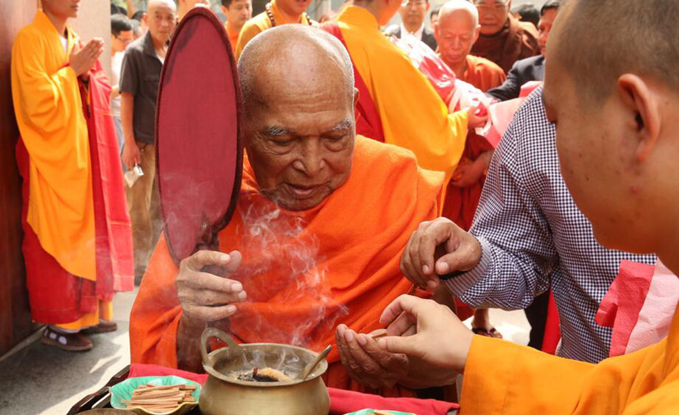 直击现场:慧明会长与缅甸僧王达成建寺意向