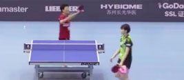 日乒乓小将被奶奶级国手“打哭” 伤心拒绝握手