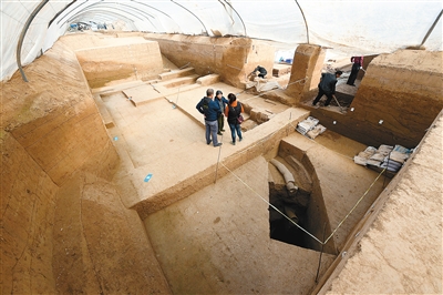 西安发现战国时期秦国“皇家浴室” 铺有地砖装饰豪华