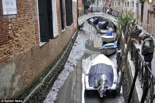 威尼斯没水了 英媒：“超级蓝血月”惹的祸
