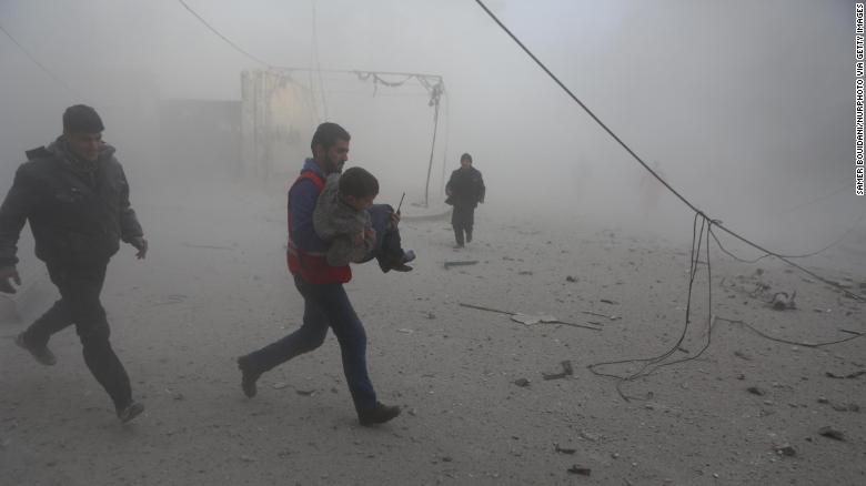 叙利亚空袭4天超200平民死亡 系4年来最糟情况