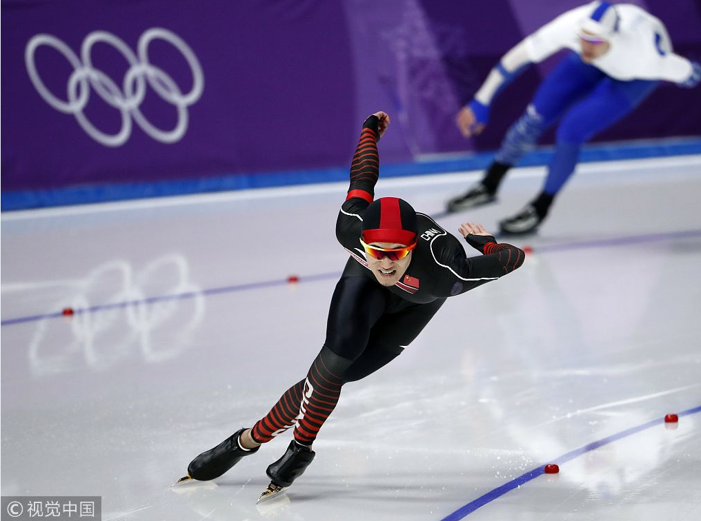 冬奥男子速滑1000米荷兰夺金 中国选手杨涛第26