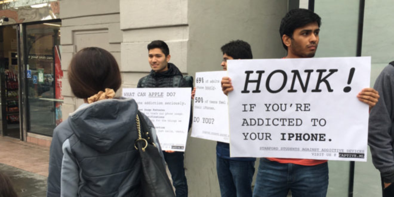 斯坦福学生抗议苹果：要求解决iPhone成瘾问题