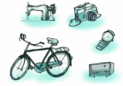 三转一响一"咔嚓" 上世纪最时髦的"五大件"_江苏频道_凤凰网