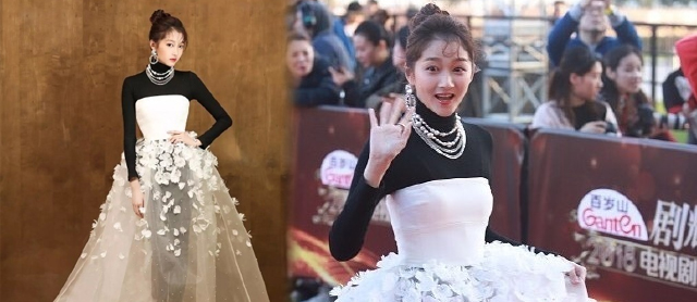 关晓彤回应红毯造型争议：要是觉得一般 以后再改