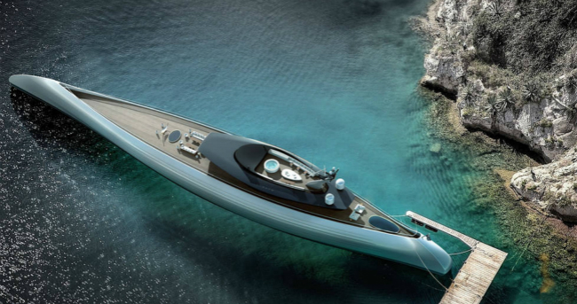 
超奢游艇！外观仿古木舟内部惊艳如梦幻岛
