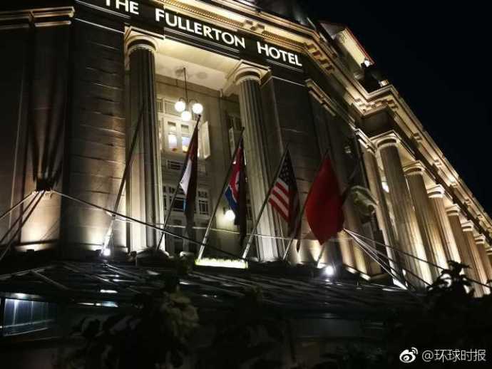 新加坡挂中国国旗酒店澄清：只是应景