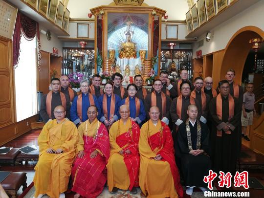 第三届汉传佛教传教师认证授戒活动在美国举办_佛教-汉传-传教-美国-中心
