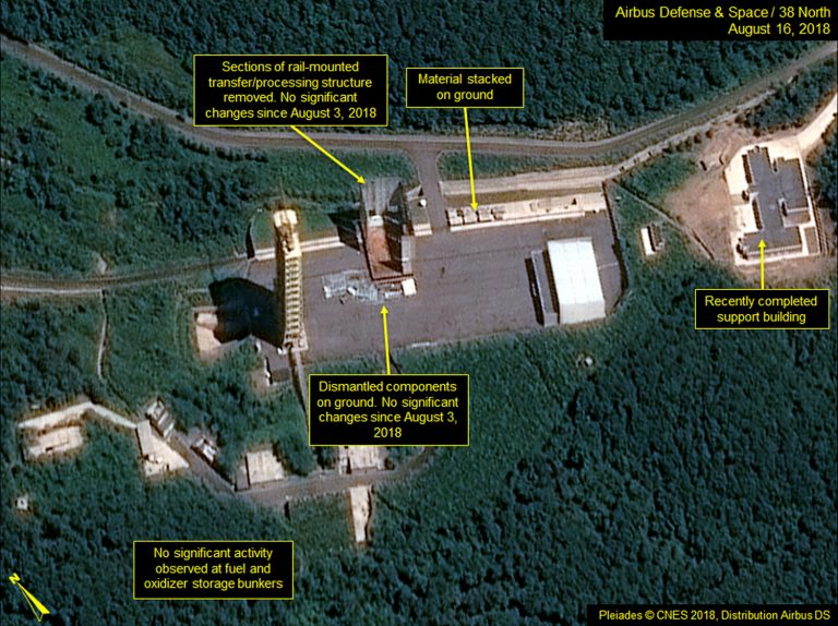 凤凰快报|卫星图像显示：朝鲜停止拆除导弹试射场