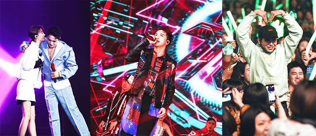 许魏洲生日演唱会哽咽告白 乔欣助阵合唱彭昱畅比心 