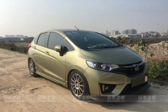 本田超跑 香槟绿飞度GK5改装