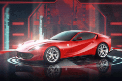 动图详解法拉利812 Superfast 百公里加速2.9秒