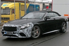 新AMG S 63敞篷版谍照曝光 搭4.0T V8动力