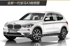 全新一代宝马X3假想图 有望6月正式发布
