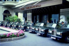 酒店接待用14台劳斯莱斯 司机出国培训