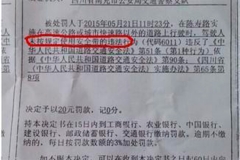 3条罕见的违章罚单信息 你可能没有见过